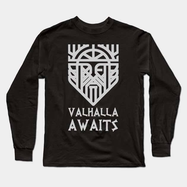 Valhalla awaits Long Sleeve T-Shirt by yukiotanaka